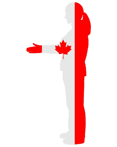 Καναδική χειραψία — Φωτογραφία Αρχείου
