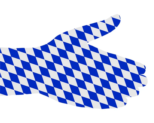 Bavarian handshake — Stock Photo, Image