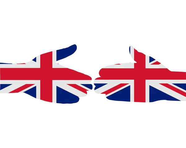 Britischer Händedruck — Stockfoto