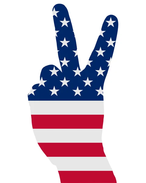 American Finger Sign — Stock Photo, Image