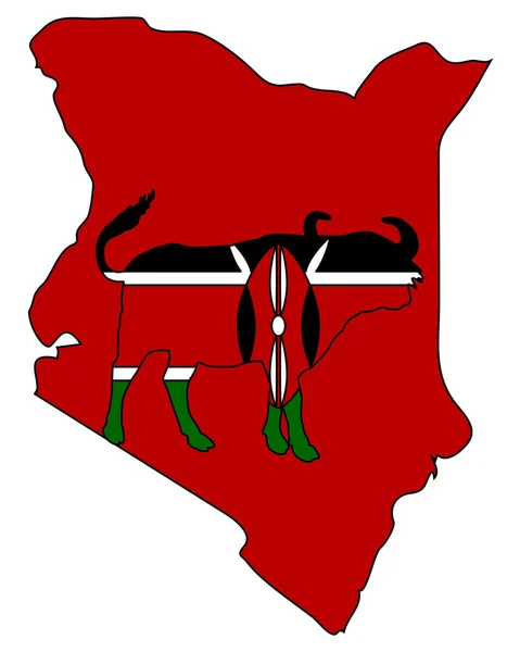 Kenia-Kap-Büffel — Stockfoto