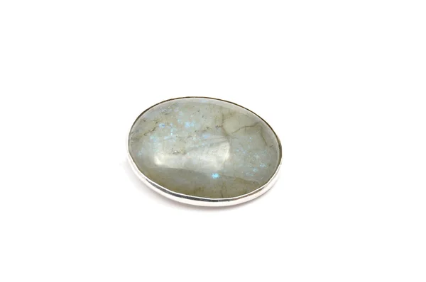Детальное и красочное изображение лабрадоритного минерала — стоковое фото