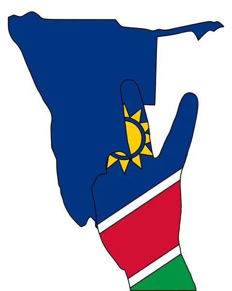 ナミビアの手信号 — ストック写真