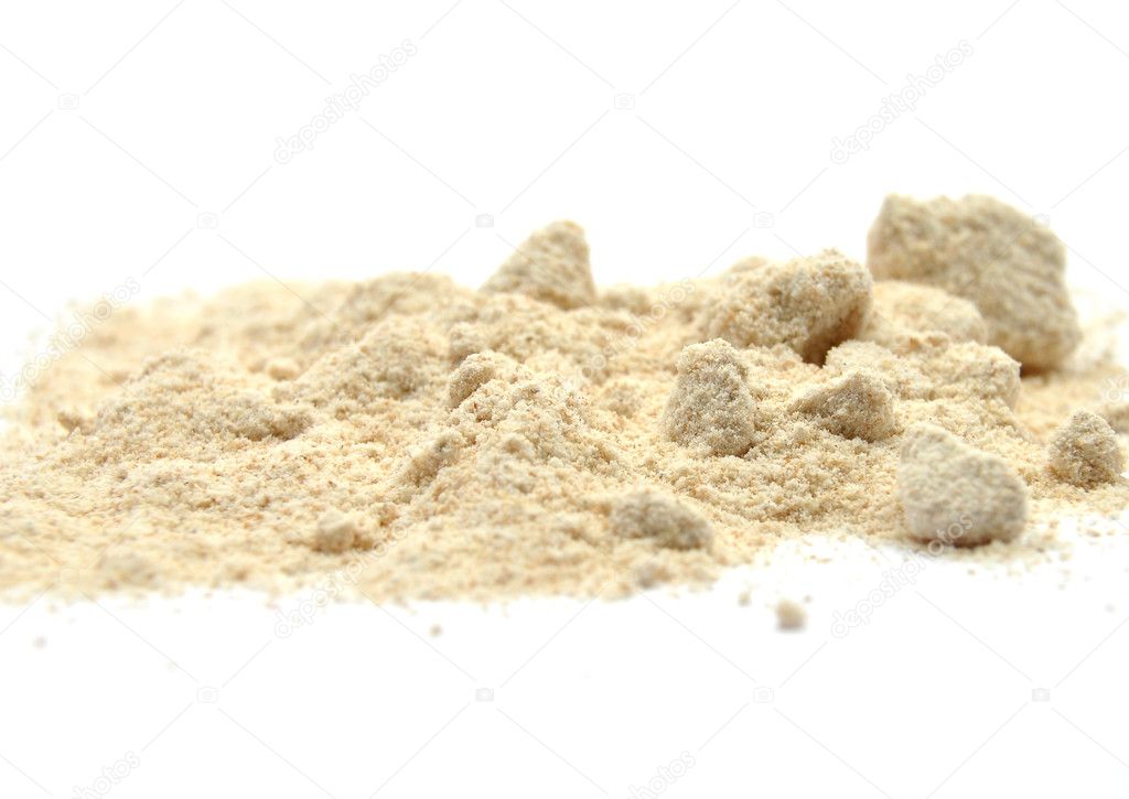 Powdered hazelnuts