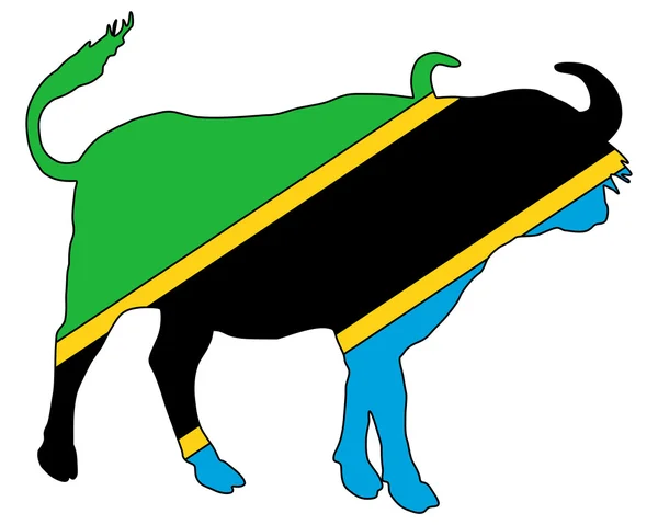 Bufalo Della Tanzania — Foto Stock