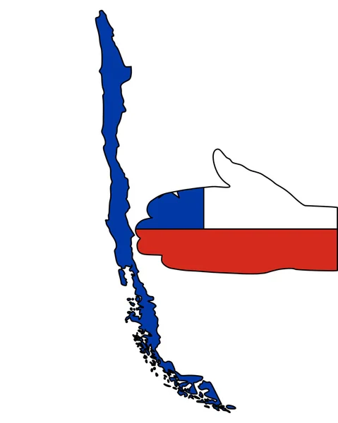 Bem Vindo Chile — Fotografia de Stock