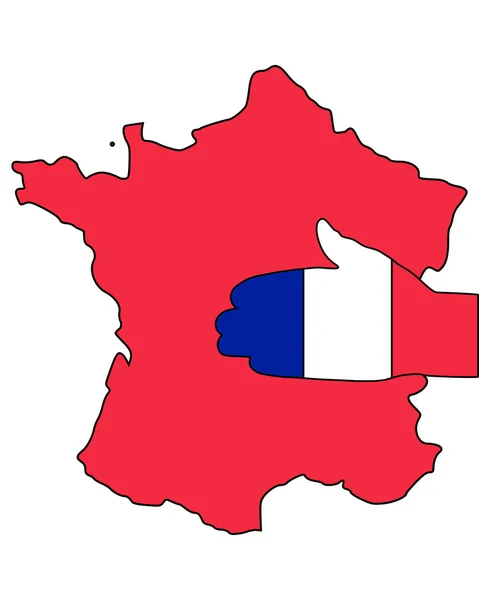 Välkommen till Frankrike — Stockfoto