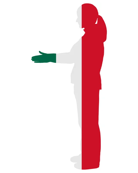 Mexican handshake — Stock Photo, Image