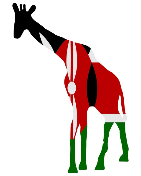 Kenia żyrafa — Zdjęcie stockowe