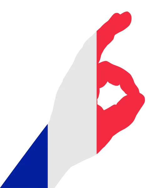 Francuski Sygnału Ręcznego — Zdjęcie stockowe