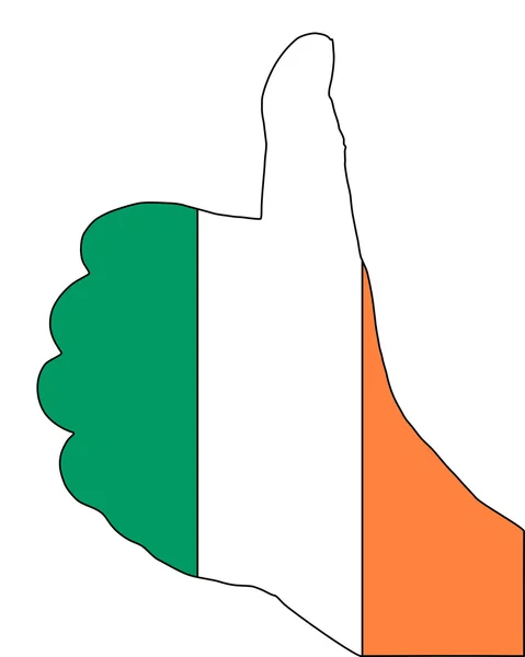 Ірландія рука сигналу — стокове фото