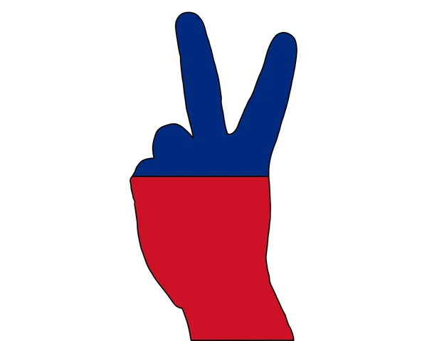 Sygnału Ręcznego Liechtensteinu — Zdjęcie stockowe