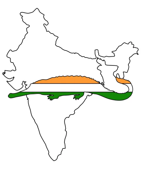 100,000 Mapa político de india Vector Images | Depositphotos