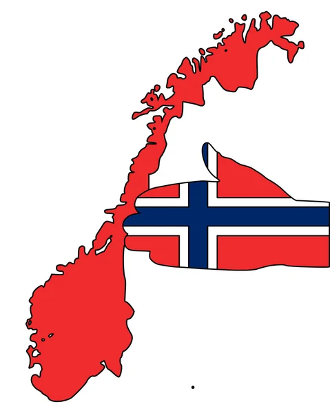 Üdvözöljük Norvégiában — Stock Fotó