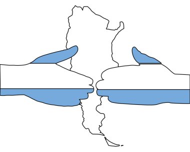 Argentinian friendship clipart