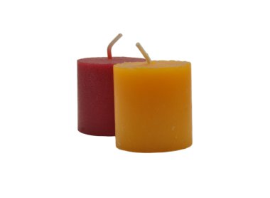 Colored candles clipart