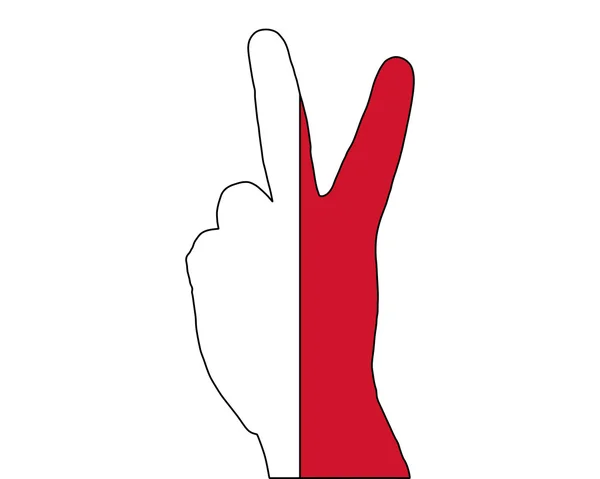 Malta hand signal — Stock Photo, Image