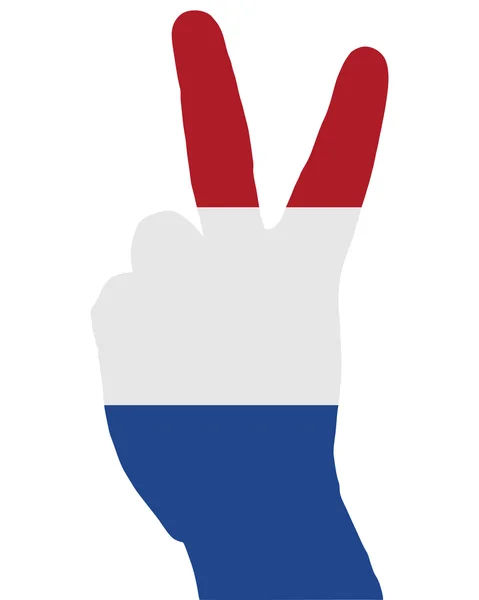 Stock image Dutch finger signal