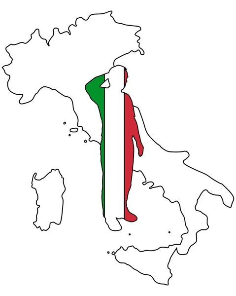 Italian Salute — Stock Photo, Image