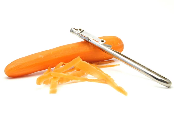 Peeler wortel — Stok Foto