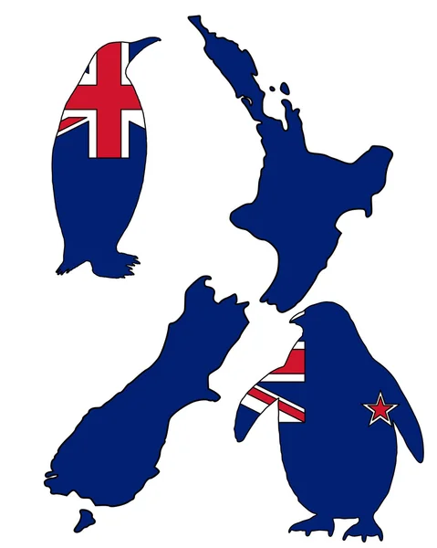 Пингвин Новая Зеландия — стоковое фото