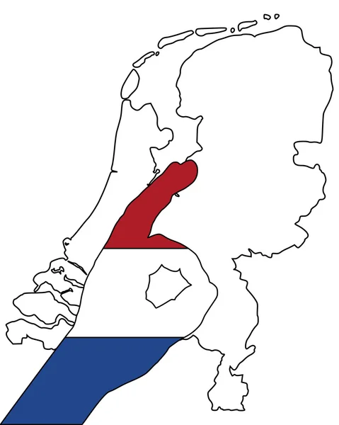 Holandská Prst Signál — Stock fotografie