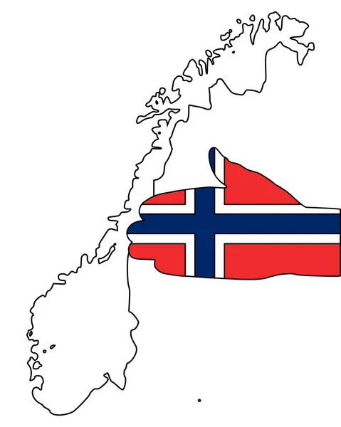 Norveç Hoş Geldiniz — Stok fotoğraf