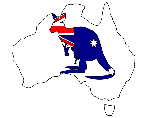 Australiensisk känguru — Stockfoto