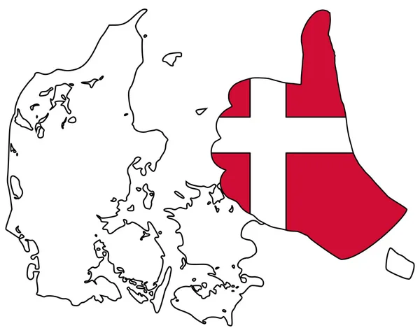 丹麦手信号 — 图库照片
