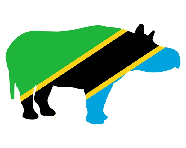 stock image Tanzania hippo