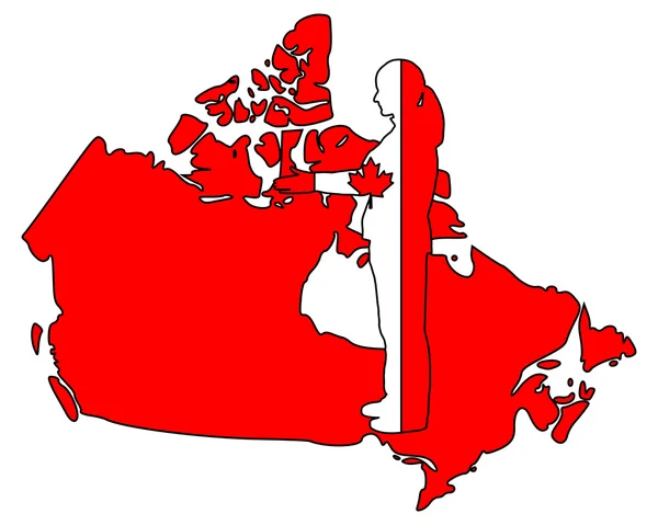 Canadese handdruk — Stockfoto