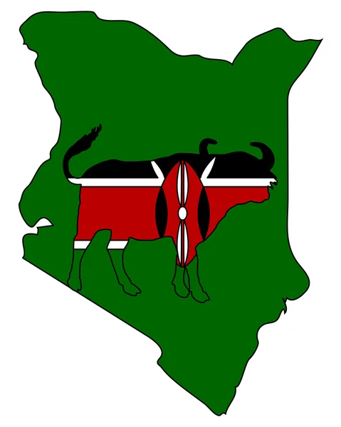 Kenya cape buffalo — Stockfoto