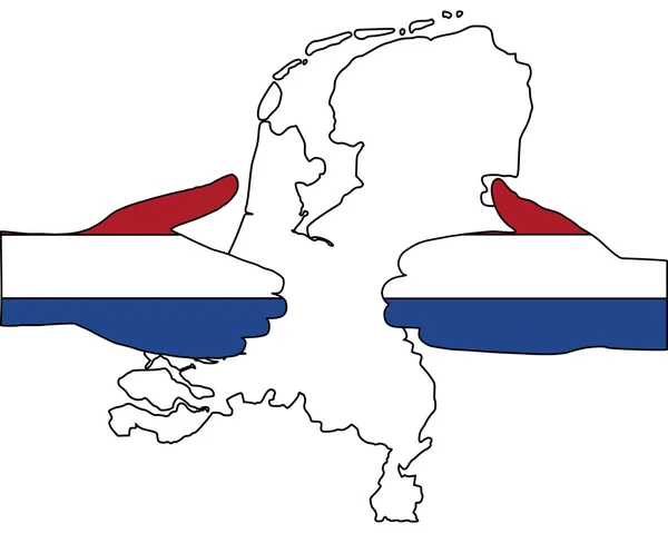 Nederlandse Handdruk — Stockfoto