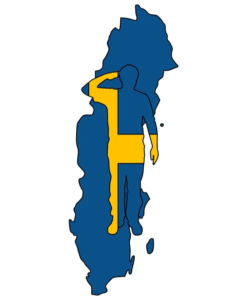 Σουηδική Χαιρετισμό — Φωτογραφία Αρχείου