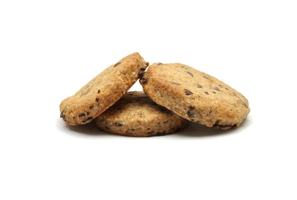 ホワイト チョコレートの全粒粉クッキー — ストック写真