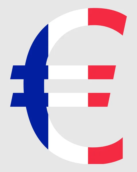 Euro francês — Fotografia de Stock
