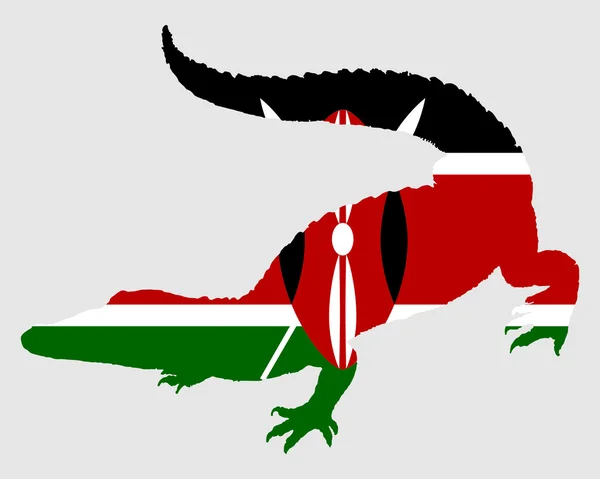 Krokodil Kenia — Stockfoto