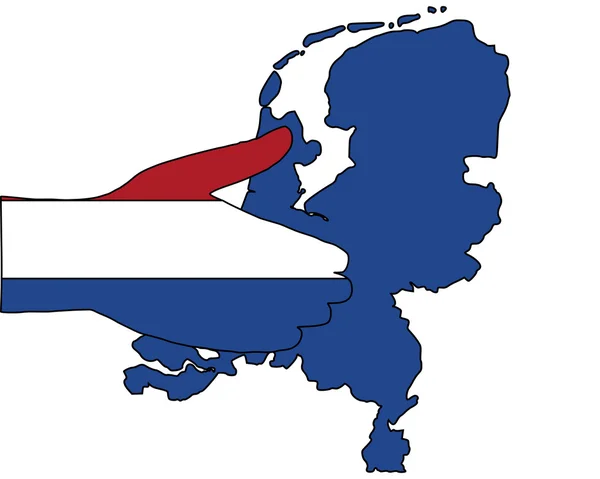 Nederlandse handdruk — Stockfoto