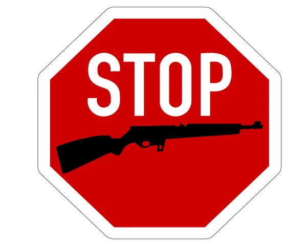 Ferma il fucile — Foto Stock