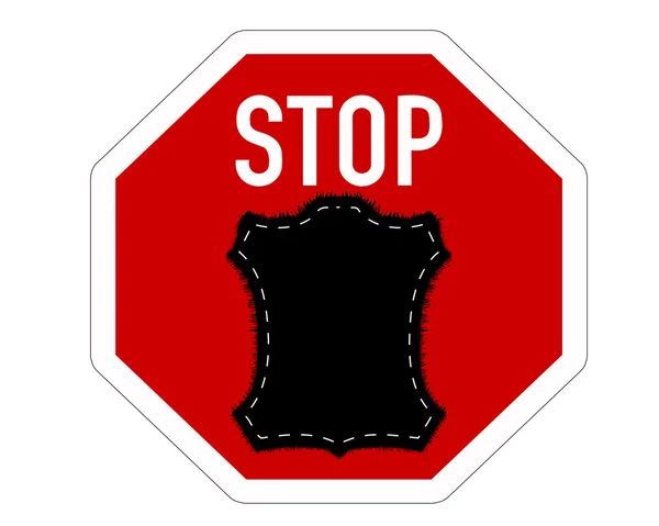 Stop bont — Stockfoto