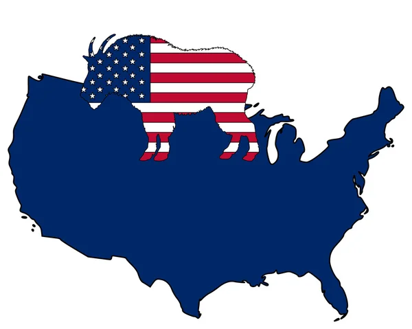 Kozioł, Stany Zjednoczone Ameryki — Zdjęcie stockowe