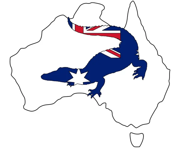 Crocodilo Austrália — Fotografia de Stock
