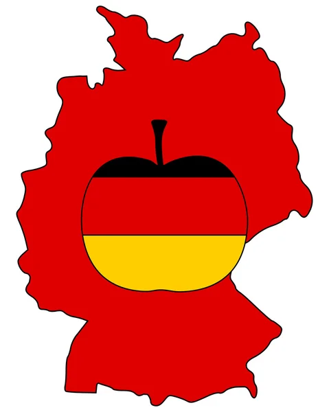 Duitse apple — Stockfoto