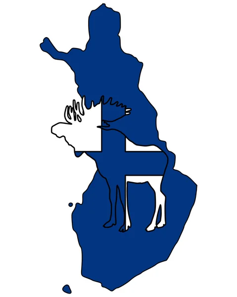 Finnish moose — Stock Photo, Image