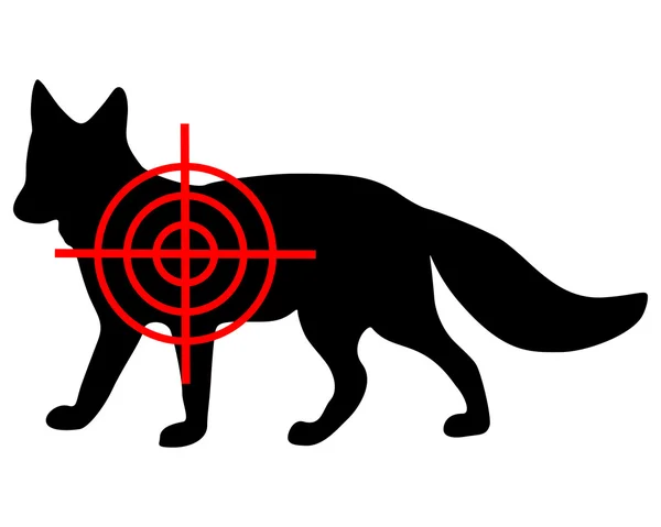 Fox crosshair — Stok fotoğraf
