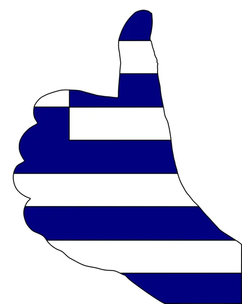 Görögország kéz jel — Stock Fotó