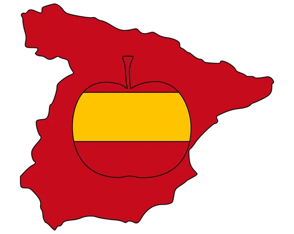 Hiszpański jabłko — Zdjęcie stockowe