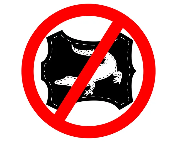 No crocodile leather — Stock Photo, Image