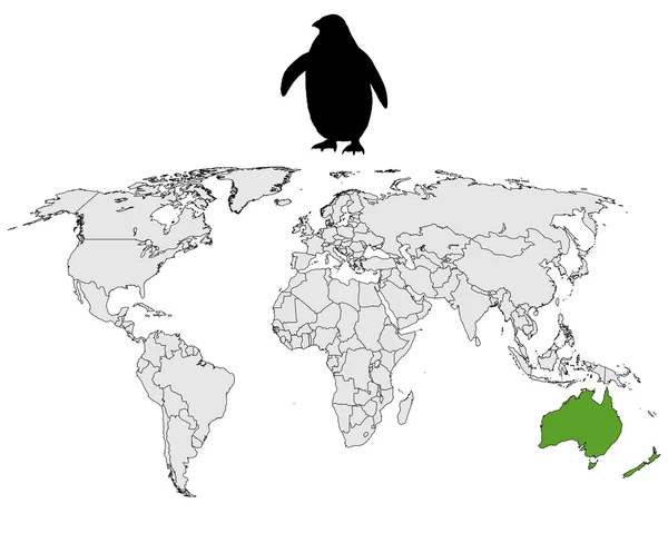 Pequeño rango de pingüinos —  Fotos de Stock