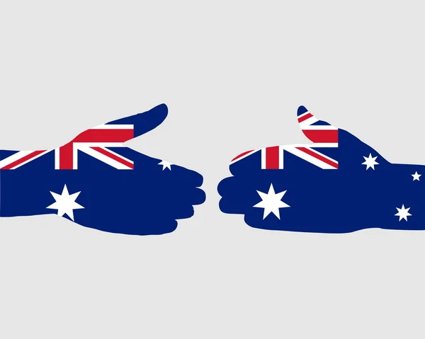 Australiska handslag — Stockfoto